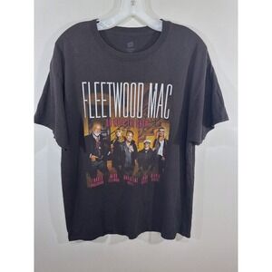 Fleetwood Mac On With The Show Tour 2015 T-Shirt Black Hanes Men's Large